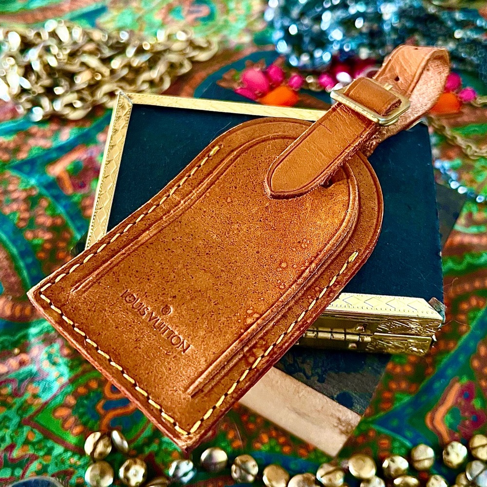 Louis Vuitton vintage luggage tag